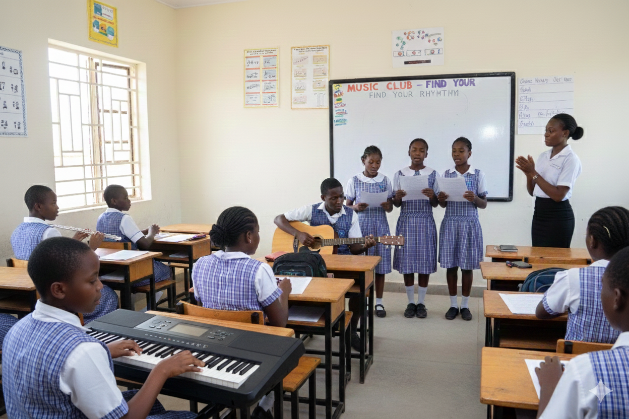 Music Club rehearsal